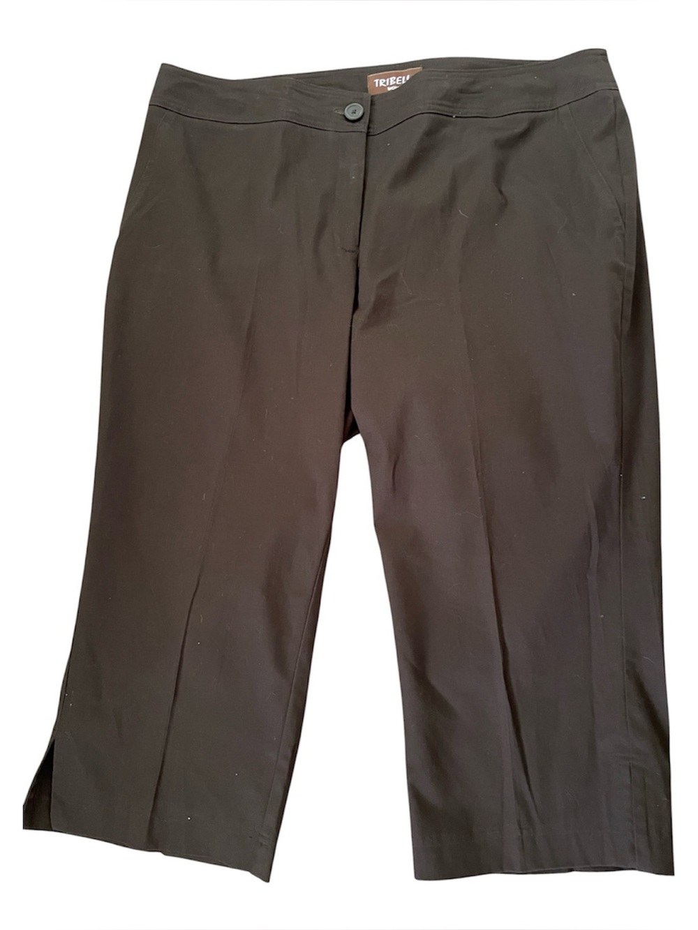 Tribella Woman Brown Dress Capris‎ Sz 16W NWOT